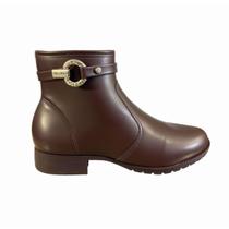 Bota via uno feminina salto bloco elegante para o dia a dia 957002 Bota via uno feminina salto bloco elegante para o dia a dia 957002