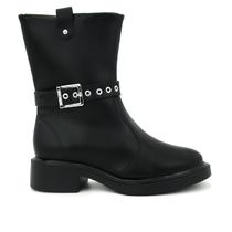 Bota Vizzano 3104.101 Cano Medio Salto Grosso Moda Feminino