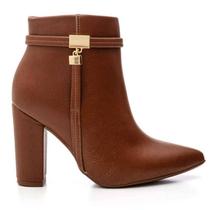 Bota Vizzano Cano Baixo - Feminina