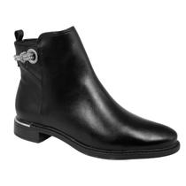 Bota Vizzano Cano Curto Brilho Feminina Montaria 3077.124