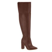 Bota Vizzano Cano Longo - Feminino - Marrom - 36 Bota Vizzano Cano Longo - Feminino - Marrom - 36
