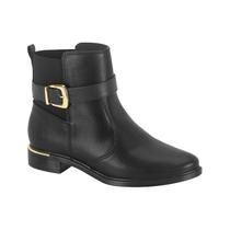 Bota Vizzano Feminina Cano Curto Fivela Conforto Elegância