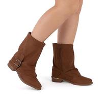 Bota Vizzano Feminina Cano Médio Capa Tendência 3077.126 Bota Vizzano Feminina Cano Médio Capa Tendência 3077.126