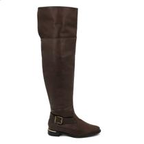 Bota Vizzano Original 3077.127 Salto Baixo Over The Knee Ziper Feminino Bota Vizzano Original 3077.127 Salto Baixo Over The Knee Ziper Feminino