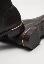Bota Vizzano Preto Cano Curto Salto Baixo Bota Vizzano Preto Cano Curto Salto Baixo