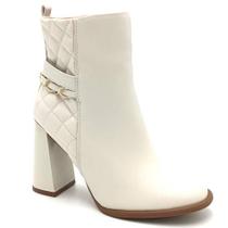 Bota Vizzano Salto Bloco Off White