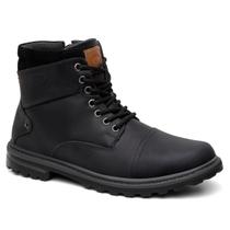 Bota VNT Adventure Masculina em Couro Legítimo Premium Tamanho:42Cor:Preto