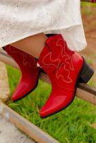 Bota Western cano baixo