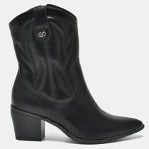 Bota Western Cano Longo Via Marte Country salto grosso