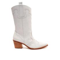 Bota Western Couro Branco Cecconello 2260003-6