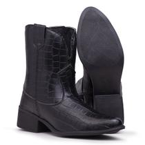 Bota Western Feminina Cano Curto Bico Fino