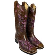 Bota Western Feminina Rosa Vimar