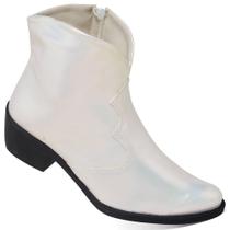 Bota Western Feminina Texana Cano Curto Moda