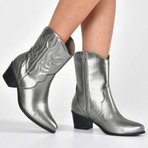 Bota Western Via Marte Prata