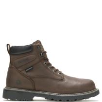 Bota Wolverine Floorhand Impermeável com Biqueira de Aço 15 cm Marrom Escuro