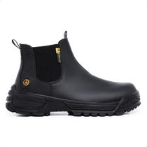 Bota Work Couro Masculino Chelsea Anatômica Resistente Bota Work Couro Masculino Chelsea Anatômica Resistente