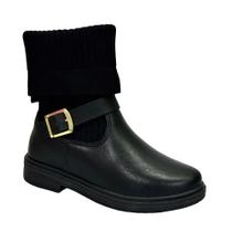 Bota Worldcolors Ana Infantil 328009 Preto