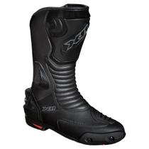 Bota X11 Race Track Cano Longo Preto Proteção Anti-torção Motociclista