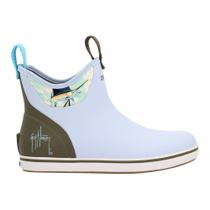 Bota Xtratuf Ankle Deck, 6 polegadas, impermeável, feminina, tamanho 9 (M), azul