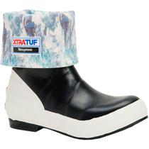 Bota Xtratuf Legacy 30cm impermeável preta/branca feminina
