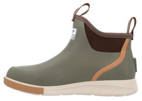 Bota Xtratuf Sport Ankle Deck de 6 polegadas impermeável masculina verde-oliva