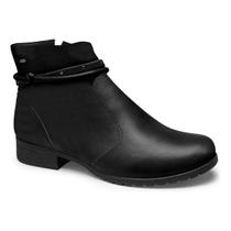 Bota Ziper Moda Feminina Cano Curto Conforto Dakota G5306