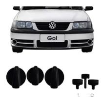 Botão 3 Pçs Comando Ar Condicionado Gol Parati Saveiro G3 G4