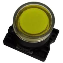 Botão à Impulsão Luminoso Amarelo - SLPRL3 - STECK