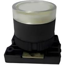 Botão á Impulsão Luminoso Branco SLPRL5 STECK