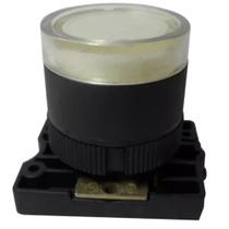 Botão à Impulsão Luminoso Branco - SLPRL5 - STECK