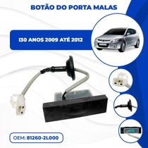 Botão Abertura Maçaneta Elétrica Porta Malas I30 2009 À 2012