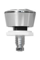 Botão Acionador Superior Duplo Para Caixa Acoplada Acabamento Cromado