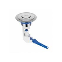 Botão Acionador Superior Para Caixa Acoplada Cromado Blukit Botão Acionador Superior Para Caixa Acoplada Cromado Blukit