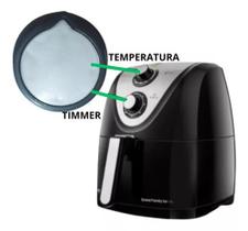 Botão Air Fryer Timer Mondial Temperatura Air Fryer Afn-50-bi Preto