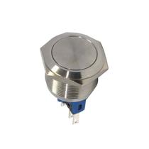 Botão Antivandalismo 22mm 1NA + 1NF AV22FC Momentâneo Metaltex