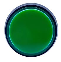 BOTAO ARCADE FLIPERAMA ILUMINADO 100mm - VERDE