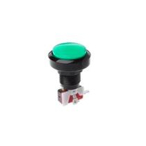 BOTAO ARCADE FLIPERAMA ILUMINADO 45mm - VERDE BOTAO ARCADE FLIPERAMA ILUMINADO 45mm - VERDE