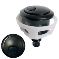 Botão Black Matte Duplo Acionamento Caixa Acoplada Deca - SI14BLMT