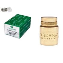 Botão Bombê Branco 12 Mm Caixa Com 144 Unidades + Matriz Cardenas