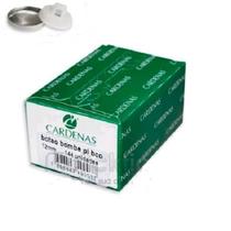 Botão Bombe P/ Forrar Cardenas Branco Cx 144 Unidades 12 Mm