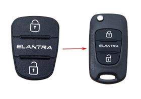 Botão Borracha Controle Elantra Reposição Automotiva Unidade