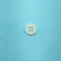 Botão Branco 11mm 4 Furos Plástico Abs Fosco 50Un 100Un 200Un confecção roupas artesanato casaco Botões 44438V