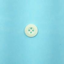 Botão Branco 15mm 4 Furos Plástico Abs Fosco 50Un 100Un 200Un confecção artesanatos camisas casaco Botões 44629V
