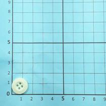 Botão Branco 15mm 4 Furos Plástico Abs Fosco 50Un 100Un 200Un confecção artesanatos camisas casaco Botões 44629V