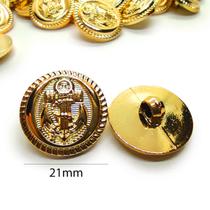 Botão Brasão Imperial 21mm Pacote com 200 Unidades Premium Botão Brasão Imperial 21mm Pacote com 200 Unidades Premium