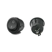 Botão Chave Tic Tac Redondo 10A Bivolt - Pacote com 10