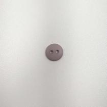 Botão cinza 10mm 2 Furos Plástico Abs Fosco 50Un 100Un 200Un uniformes camisas casacos ternos Botões 44431V
