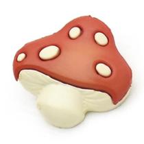 Botão Cogumelo - 5 unid Botão Cogumelo - 5 unid