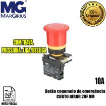 Botão cogumelo de emergência CURTO GIRAR 2NF VM