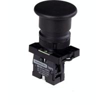 Botão Cogumelo Tramontina Trp2-ec22 1nf Preto Com Base De Plástico Tramontina